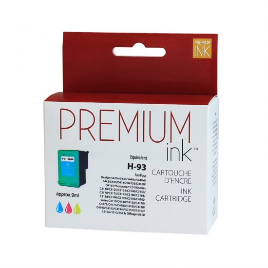 HP 93 C9361W Reman Couleur Premium Ink